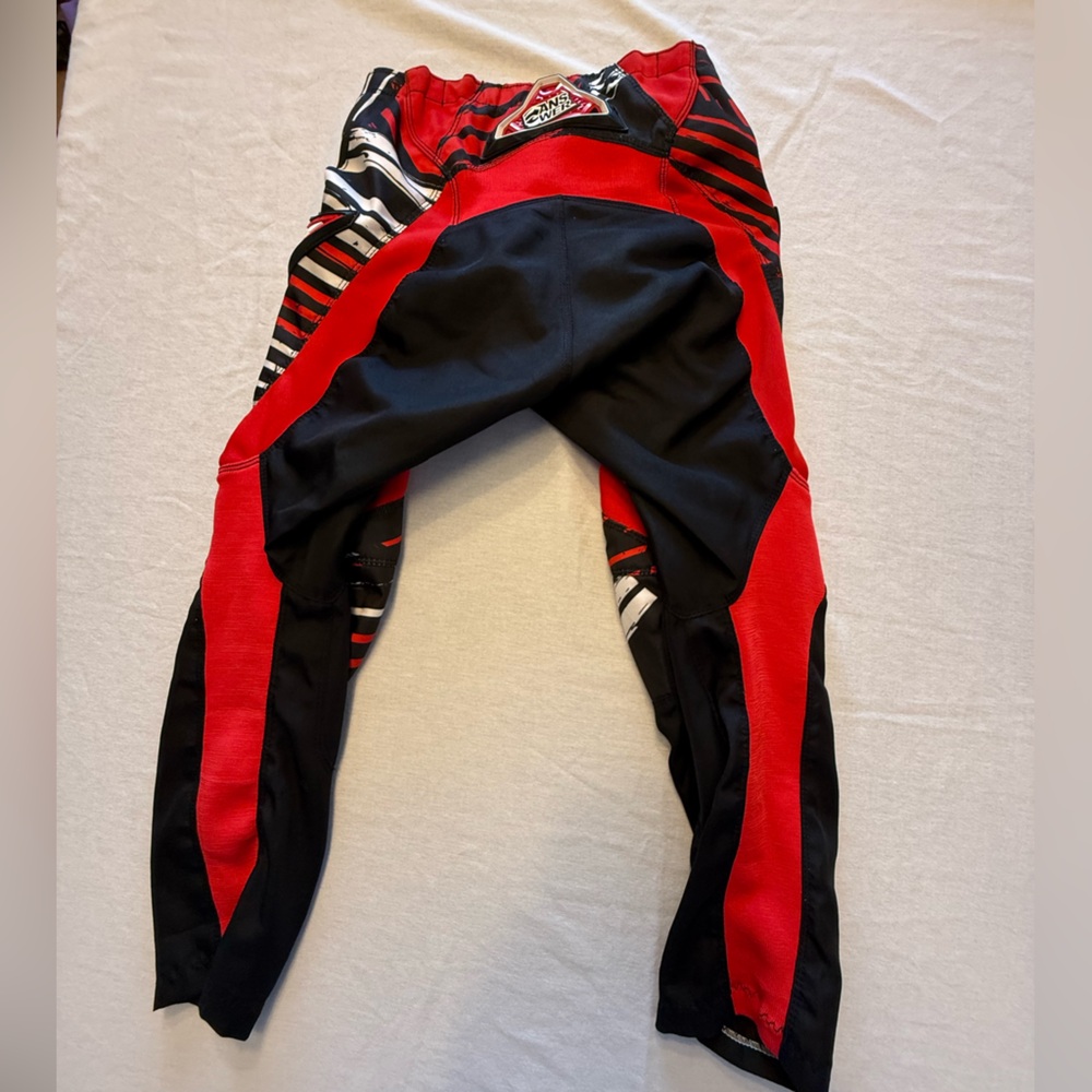 Answer Racing Men's Red and Black Pants - Picture 3 of 3